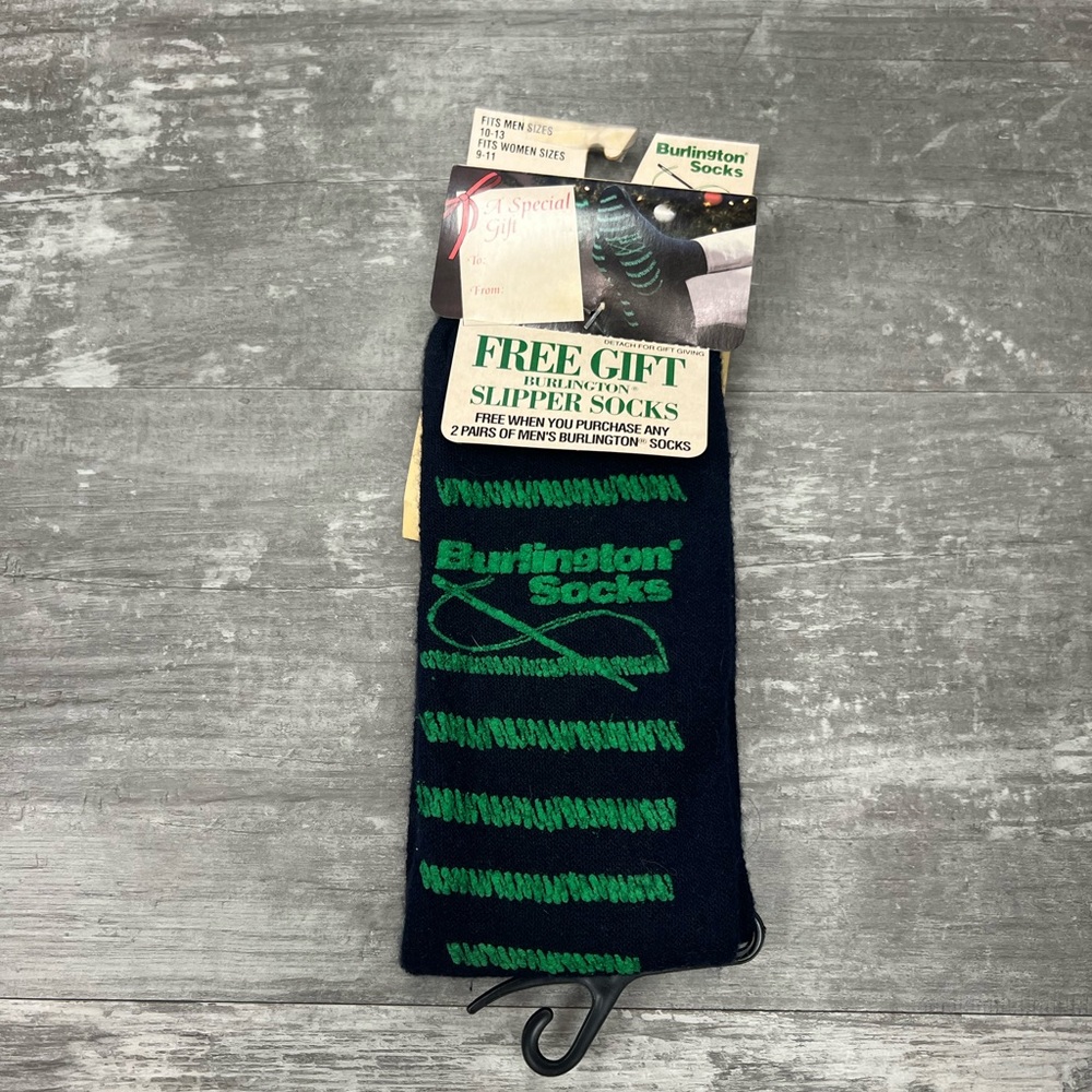 VTG NWT Burlington Slipper Socks